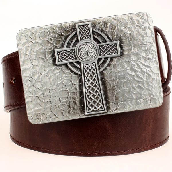 Kilt Ceinture Boucles Écossais Highland Arbre de Vie Rond Boucle Chrome, Antique Kilt Ceinture Boucles Écossais Highland Arbre de Vie Rond Boucle Chrome, Antique