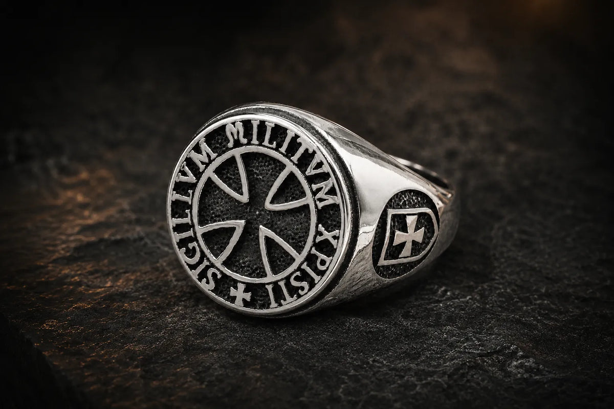 Bague templier homme signification style et symbolique