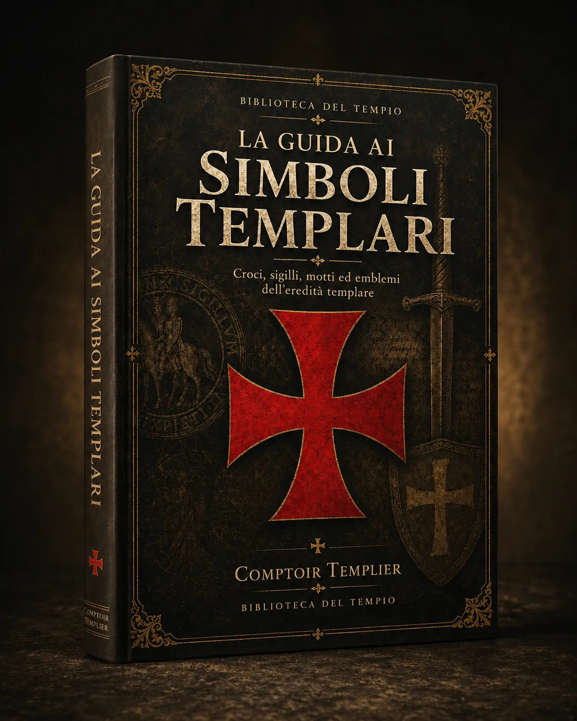 La Guida ai Simboli Templari — copertina dell’ebook