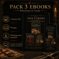 Pack 3 ebooks templiers PDF avec téléchargement immédiat et lecture sur mobile tablette et ordinateur