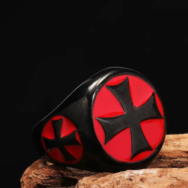 Bague Croix Pattée Chevalier Templier