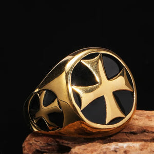 Bague Croix Pattée Chevalier Templier