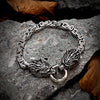 Bracelet Tête de Loup Viking