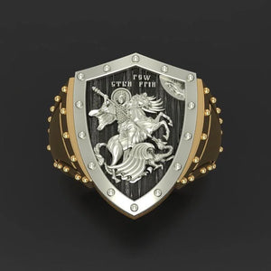 Bague Bouclier d'Archange