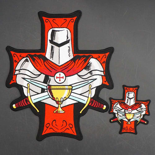 Autocollant Templier Ordre De Malte - Sticker 100x65 Mm Vinyle Haute Résistance, Pour Intérieur Ou Extérieur