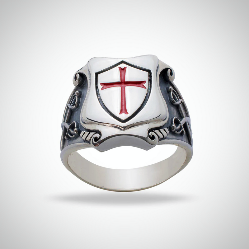 Bague Bouclier Templier ComptoirTemplier