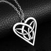 Celte Celtique Gaulois Collier Viking Trinité Triskell Croix Celtique Coeur